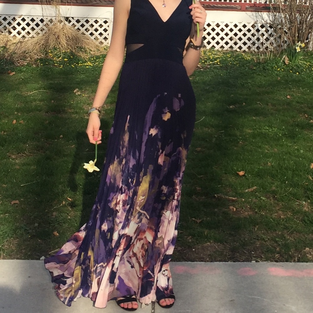 Floral prom dress